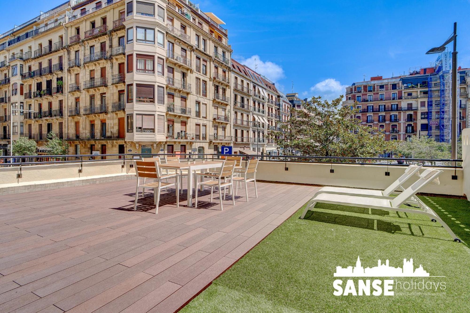 Apartamentos Gran Via By Sanse Holidays سان سيباستيان المظهر الخارجي الصورة